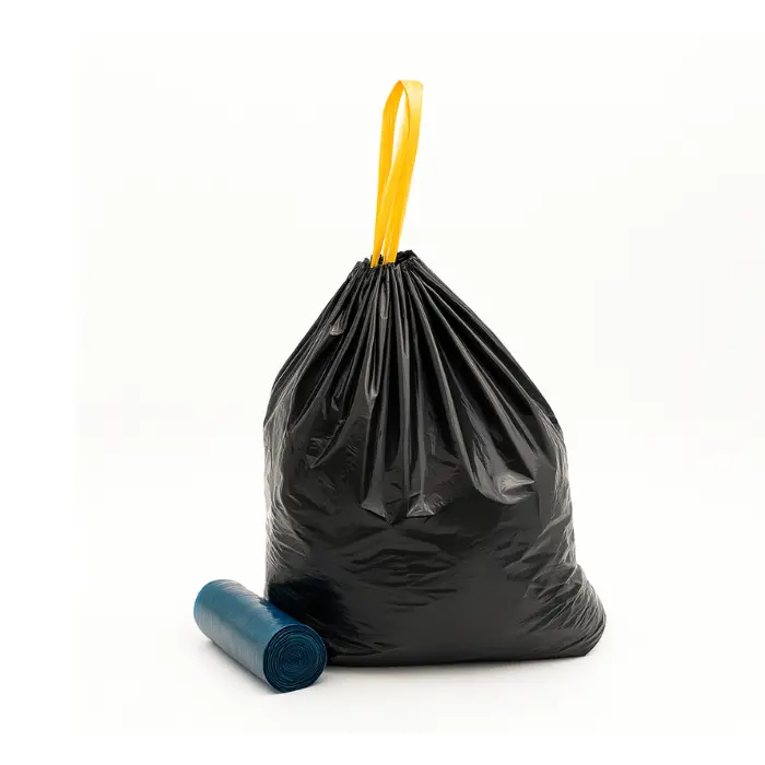 Funda Negra Industrial Con Cinta De Amarre 30x35 Pqx10 Unidades 