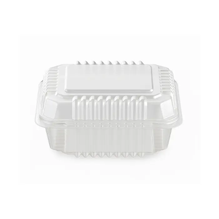 Contenedor Cuadrado 6 Pet 10x10 x25 Unidades