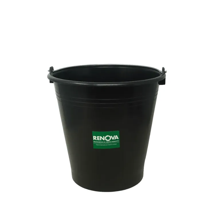 Balde 10 L Renova Negro Pica