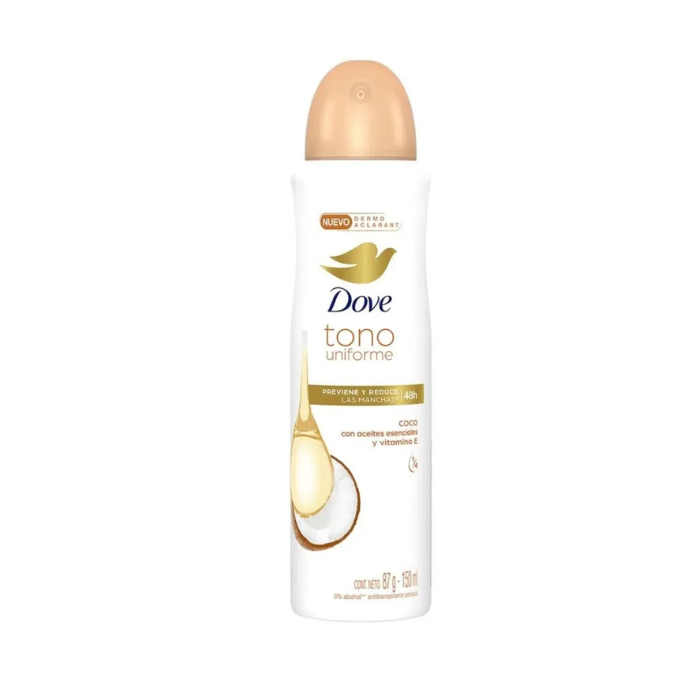 Dove Desodorante Spray Tono Uniforme Coco 150ml