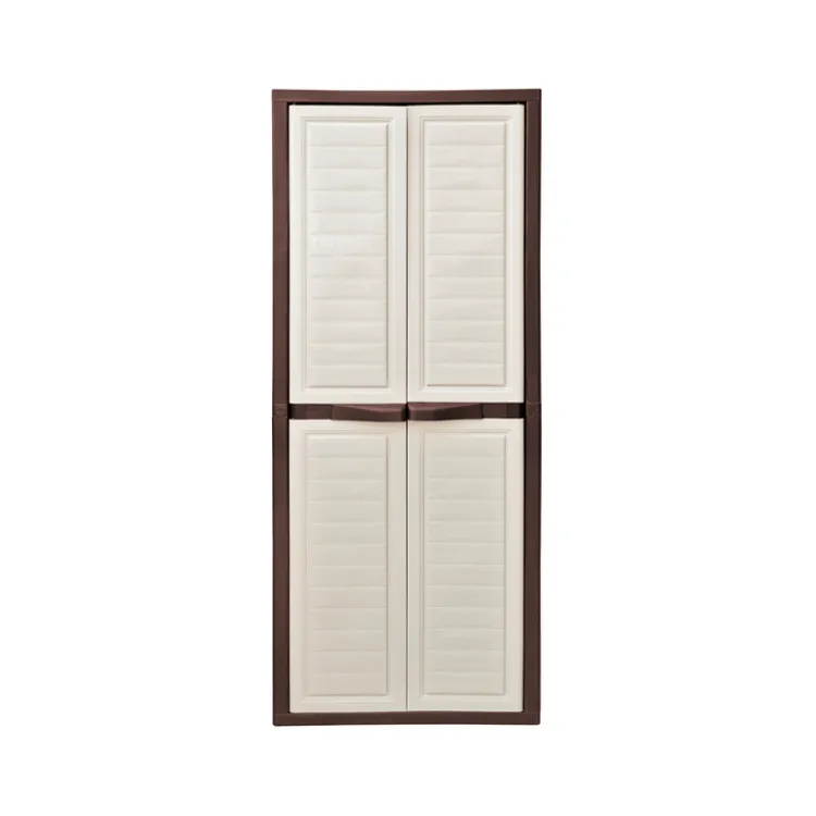 Armario Alto Madeira Beige/Cafe Pica 