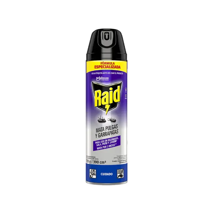 [9921] Raid Spray Mata Pulgas y Garrapatas 390cc