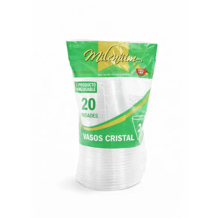Vaso Cristal Milenium 9oz x20 Unidades