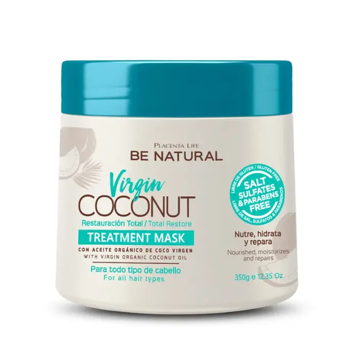 Be Natural Mascarilla Intensiva Virgin Coconut 350gr