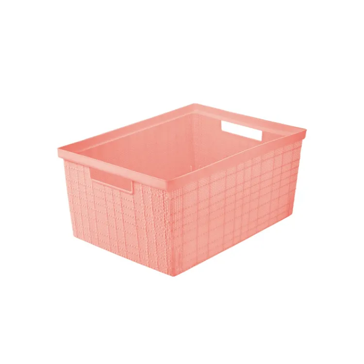 Canastilla Yute N2 Rosado Coral