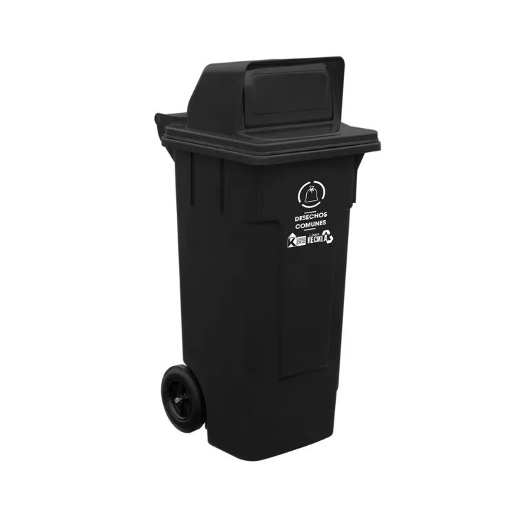 Tacho Hercules Reciclaje Buzon Grande 132 L Negro