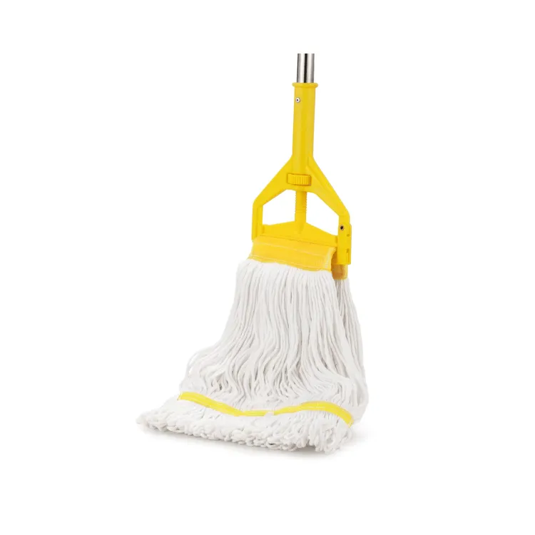 [7862135234421] Trapeador Industrial Blanca Con Mango De Aluminio Completo