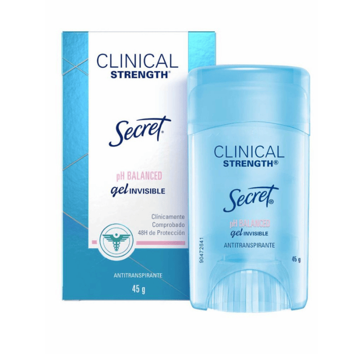 Desodorante Secret Clinal Strength en Gel 45g