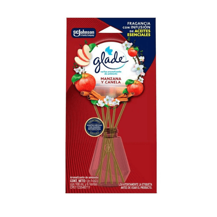 Glade Varitas Aromatizantes Manzana Canela 100ml