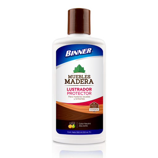 Binner Lustrador Protector de Muebles de Madera Citrus 300ml