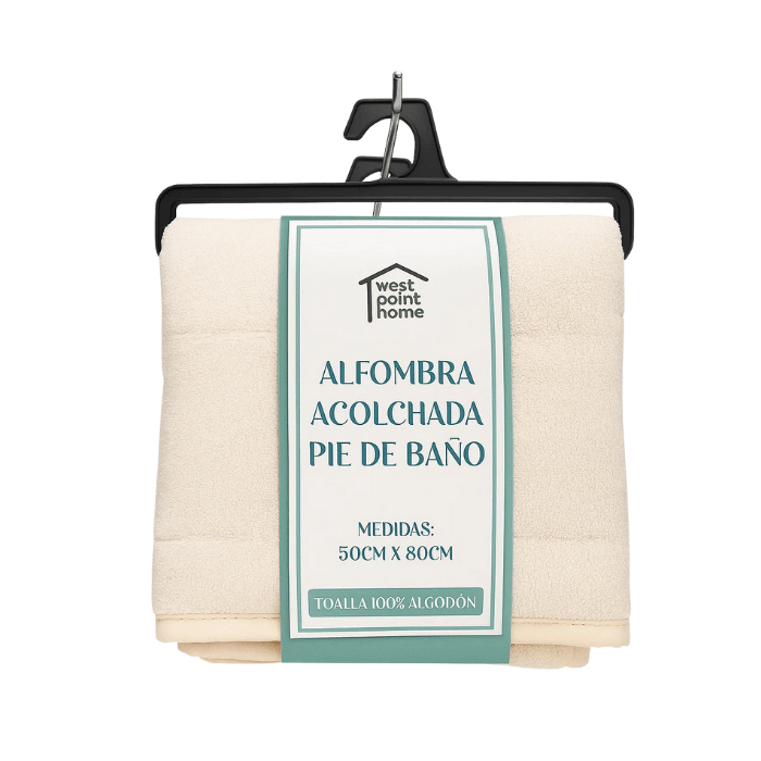 Costurin Pie De Baño Toalla Acolchada