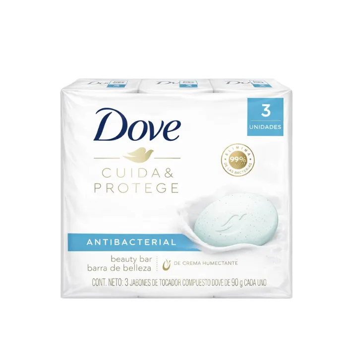 [64312851] Dove Jabón Cuidado Antibacterial x3 Unidades 270g
