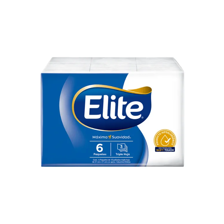 Pañuelo Facial Elite Aloe Vera x10 Unidades