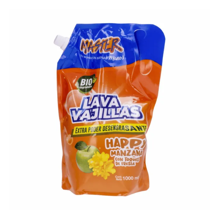Master Lavavajilla Líquido Manzana Doypack 1000ml