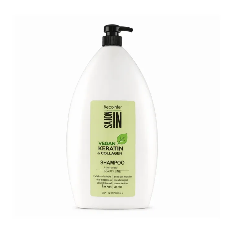 Salon In Shampoo Beauty Vegan y Keratin Galón 4L