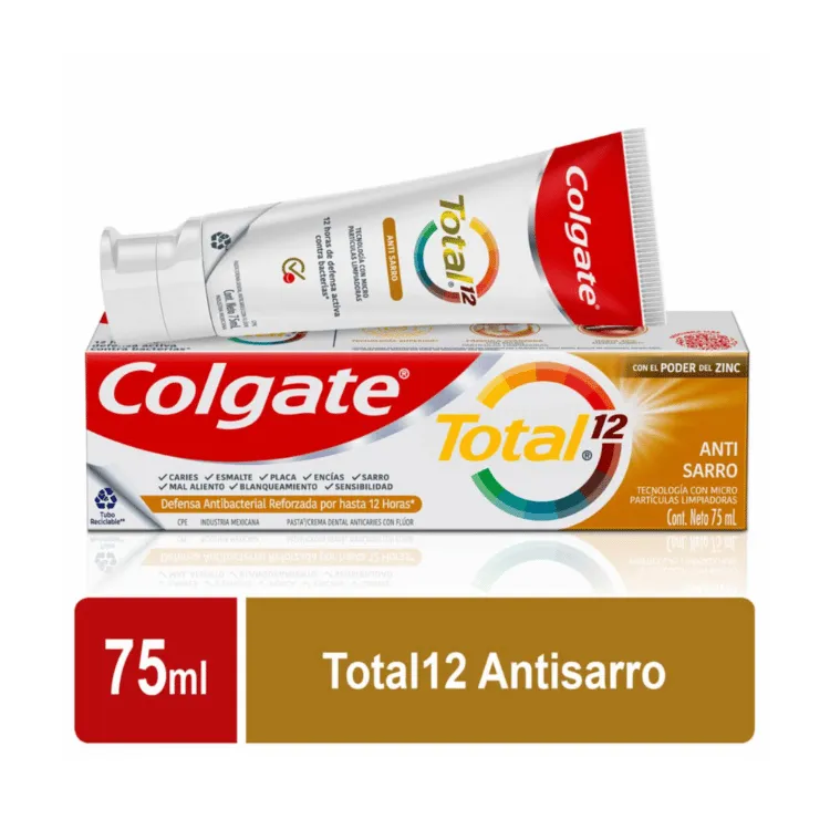[7509546653532] Colgate Total 12 Pasta Dental Antisarro 75ml