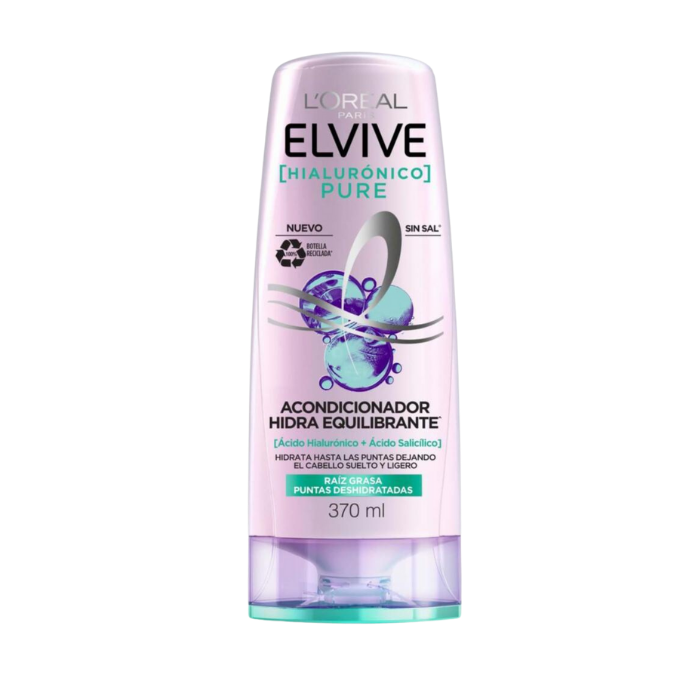 Acondicionador Loréal París Elvive Hialurónico Pure 370ml