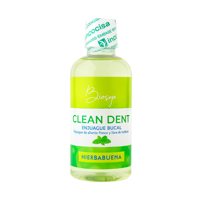 Enjuague Bucal Clean Dent Hierba Buena 250ml