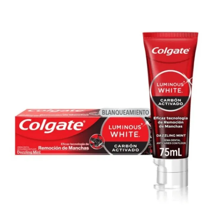 [7509546651019] Colgate Luminous Carbon Activado 75ml