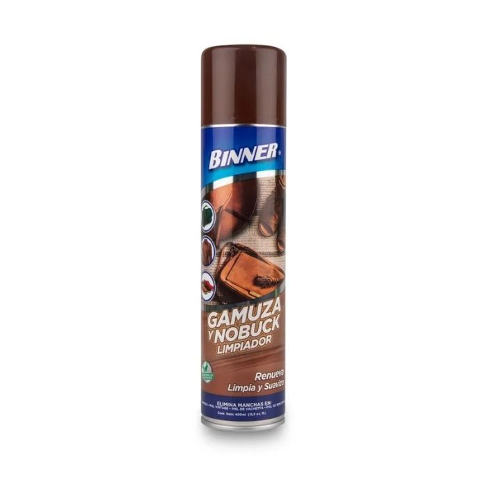 Binner Limpiador Para Gamuza y Nobuck 400ml