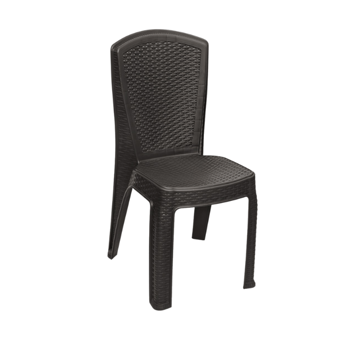 Silla Ratan Deluxe Sin Brazos Café - PICA