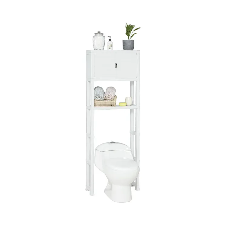 Rimax Estante De Baño C/Puertas Blanco