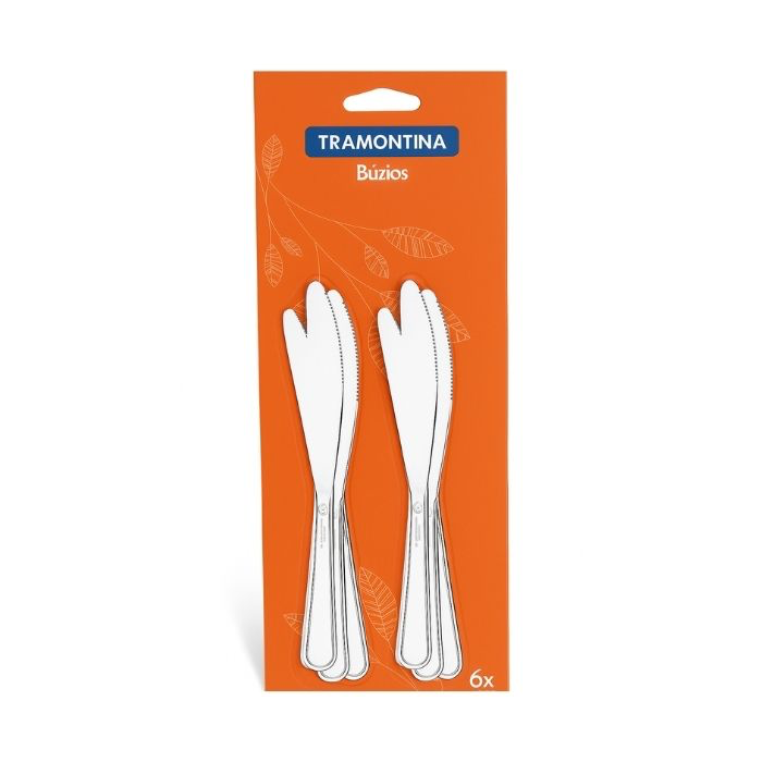 Tramontina Juego de Cuchillo  de Mesa Buzios 6Pzs