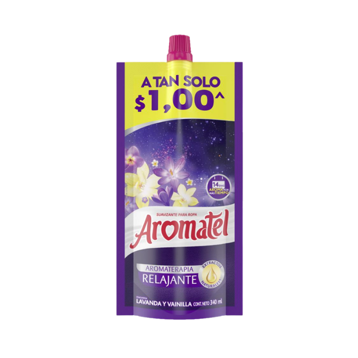 Aromatel Suavizante Lavanda Y Vainilla Doypack 340ml