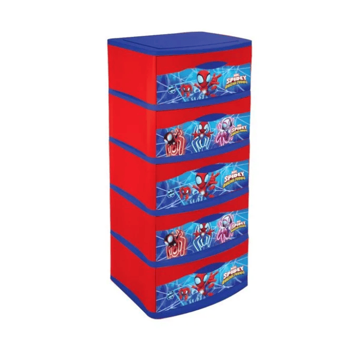 Cajonera Marvel Spiderman 5P Rojo - Pica