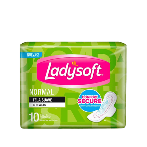 [16498] Ladysoft Toalla Higiénica Normal C/Alas X10 Unidades