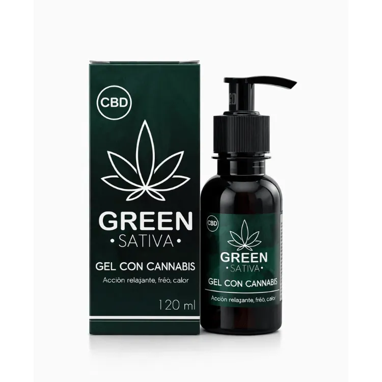 Gel Con Cannabis Green Sativa 120ml