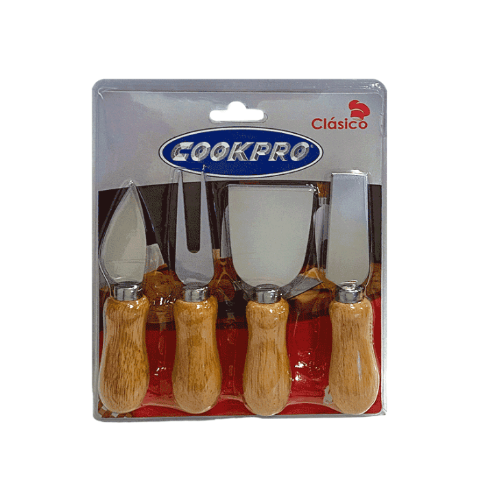 Cookpro Set 4 Pcs Para Picaditas Quesos o Jamones BH000791