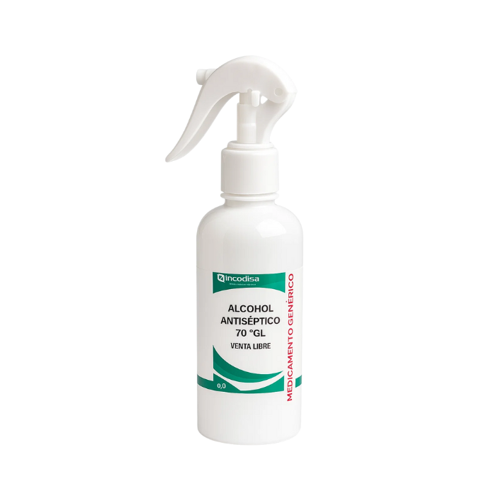 Incodisa Alcohol Antiséptico 70% Con Dosificador 150ml
