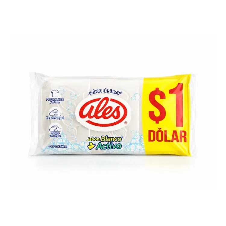 [17536] Jabón Ales Blanco Activo x3 Unidades 450g