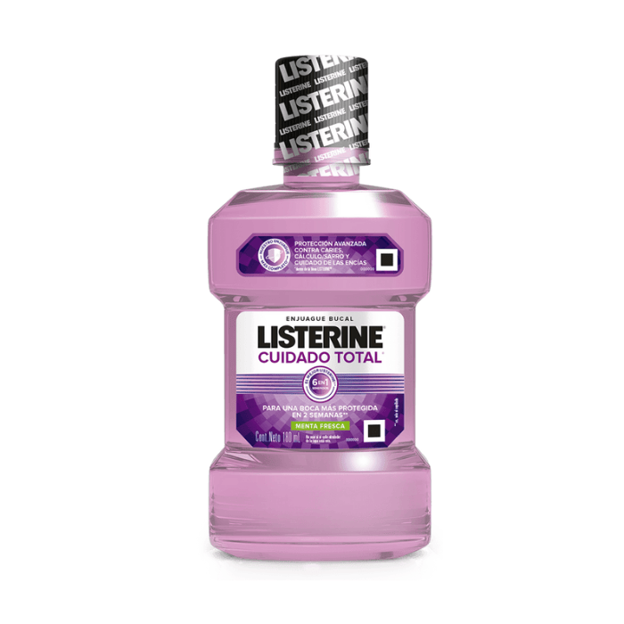Listerine Cuidado Total 180ml