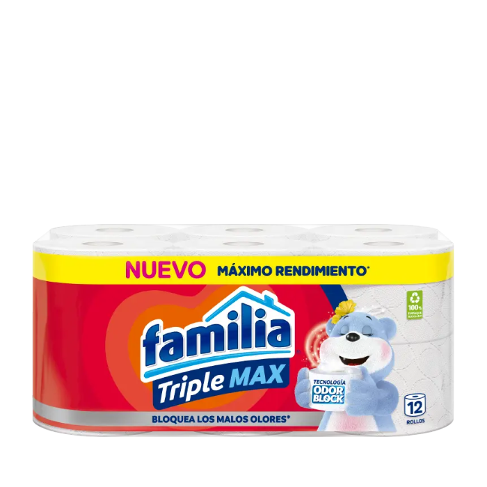 Familia Papel Higiénico Triple Max Canastax12 