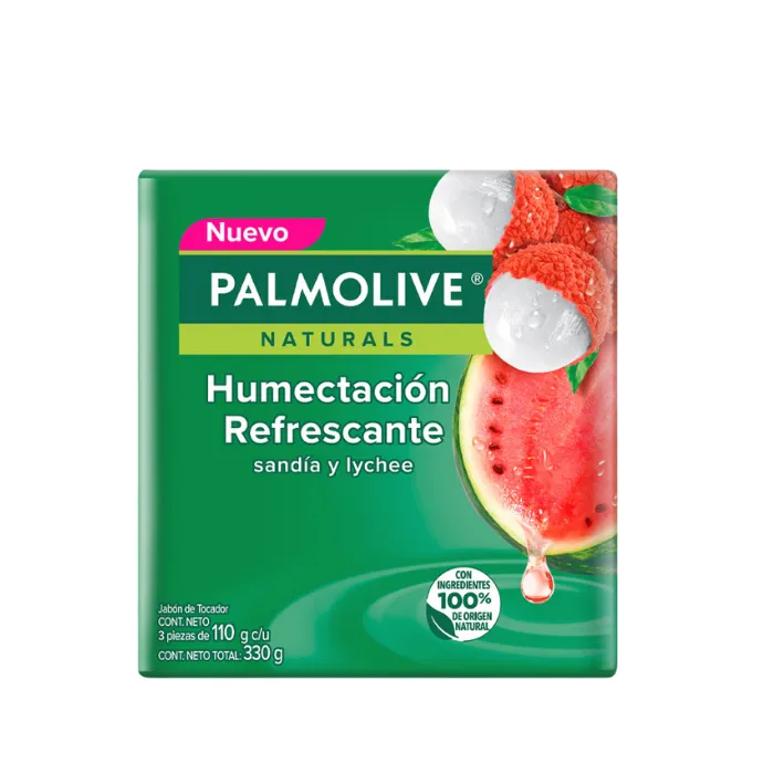 Palmolive Jabón Tocador Sandia Y Leche 3x110g