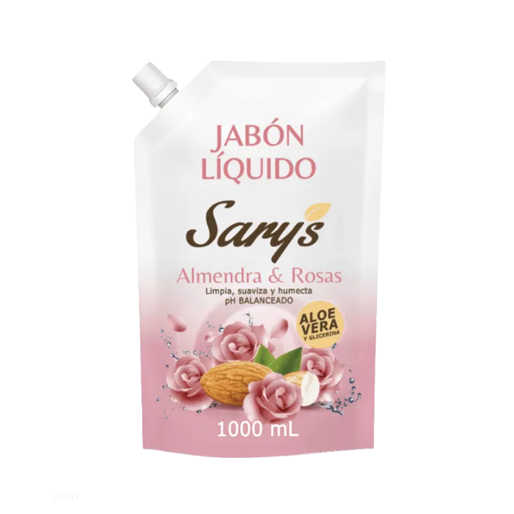 Sarys Jabón Líquido Almendra Y Rosas 1000ml