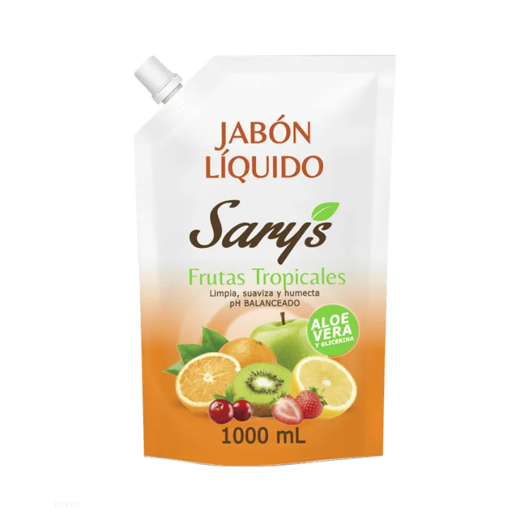 [7862107352856] Sarys Jabón Líquido Frutas Tropicales Doypack 1000ml