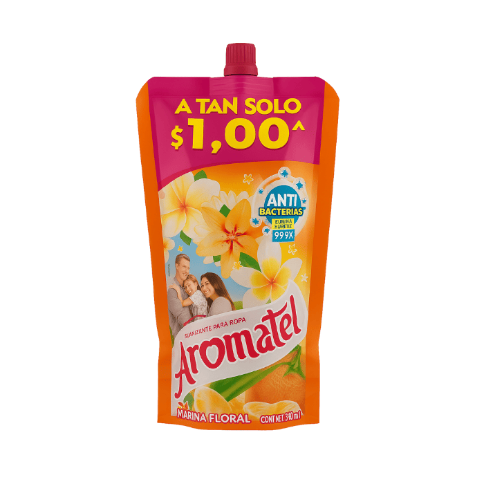 Aromatel Suavizante Mandarina Floral Doypack 340ml