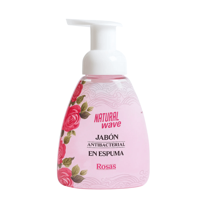Natural Wave Jabón En Espuma Rosas 300ml 