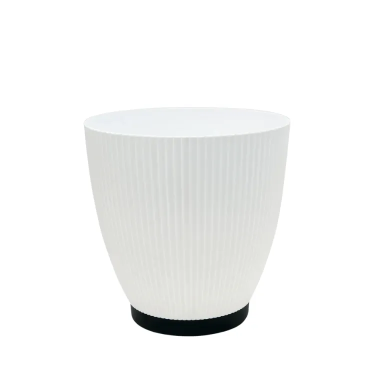 [7861212383731] Macetero Deco Glam 10L Mediano Blanco - Pica