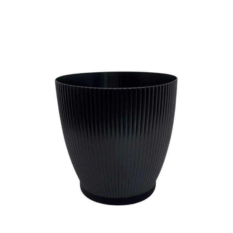 [9000009137] Macetero Deco Glam 10L Mediano Negro - Pica