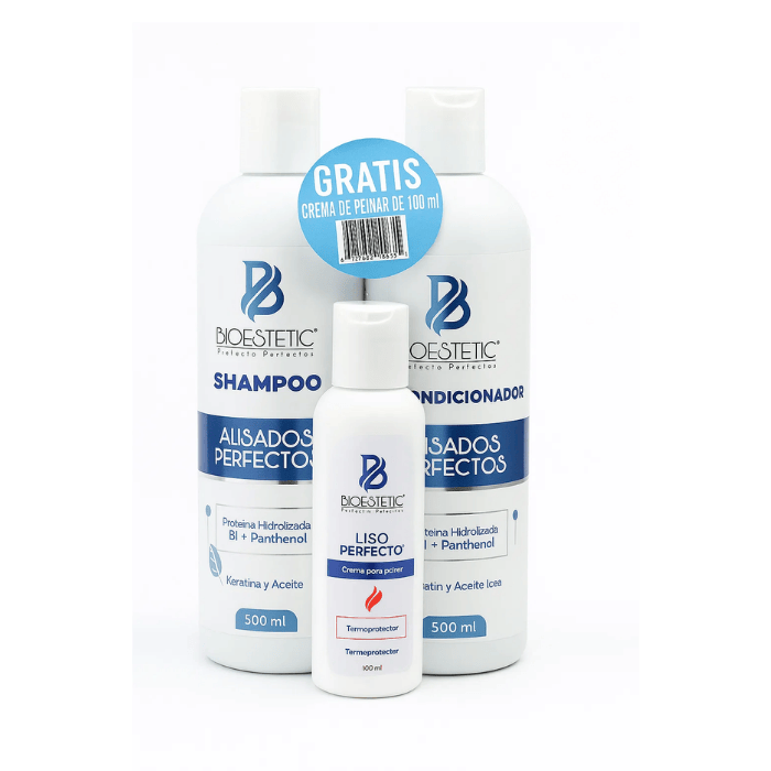 [18903] Pack Bioestetic Shampoo + Acondicionador Alisados Perfectos 500ml 