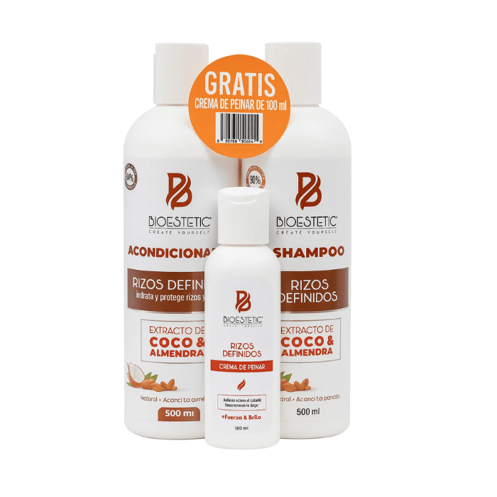 [18904] Pack Bioestetic Shampoo + Acondicionador Rizos Definidos 500ml 