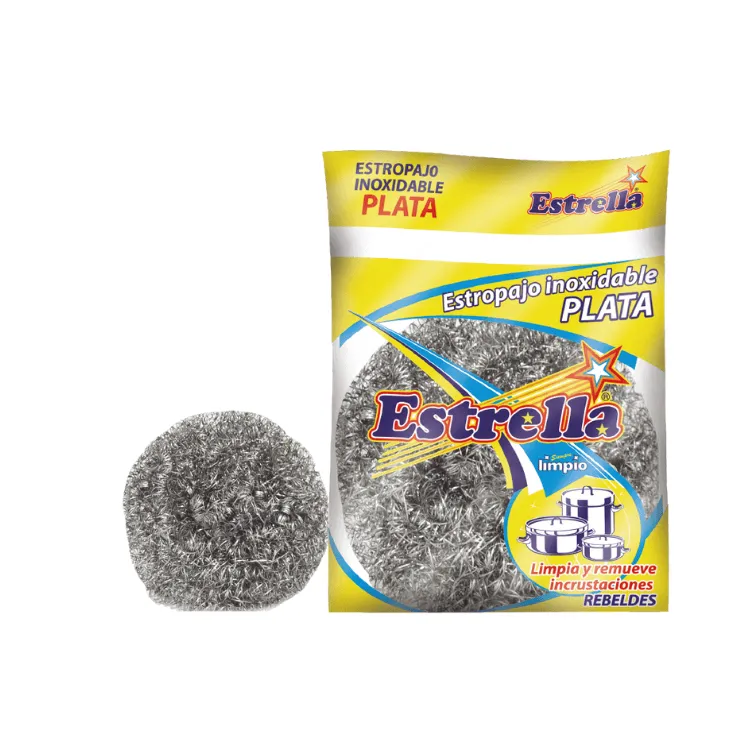 Estrella Estropajo Plata 