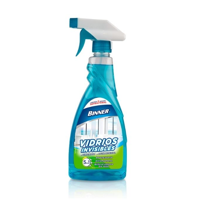 Binner Limpiador de Vidrios Y Espejos 4en1 500ml