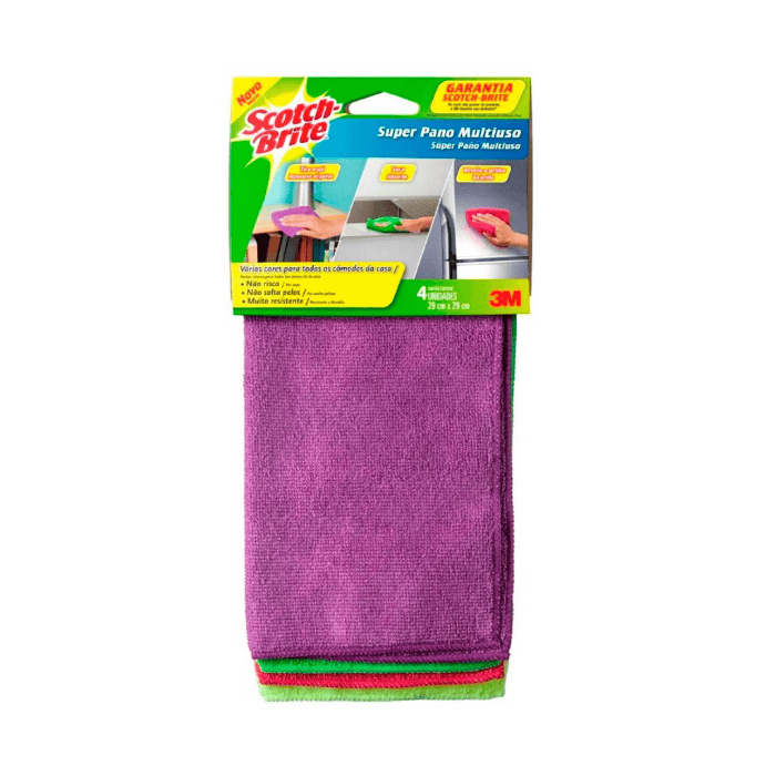 Scotch Brite Pack Microfibra X4 Unidades