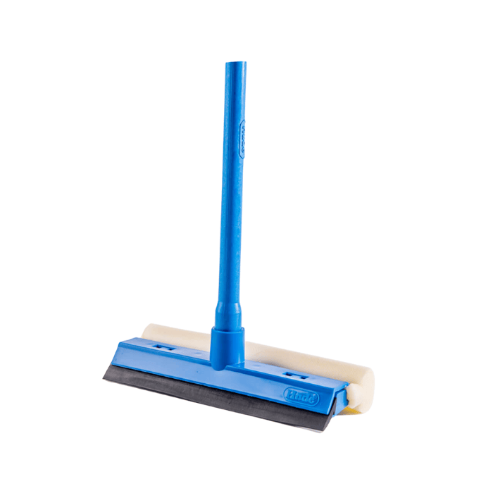 Limpiavidrios Azul Con Palo de 80cm