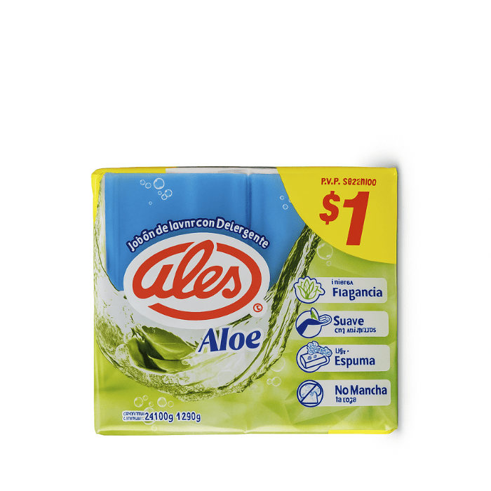 [19281] Ales Jabón Aloe X2 360g